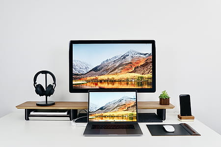 photo of computer monitor and laptop thumbnail