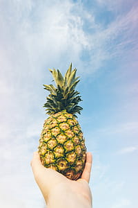 Person Holding Pineapple thumbnail