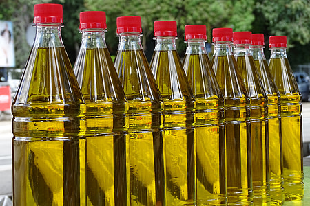 nine oil bottles thumbnail
