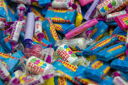 photography of labeled candy packs thumbnail