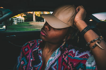 woman riding car thumbnail