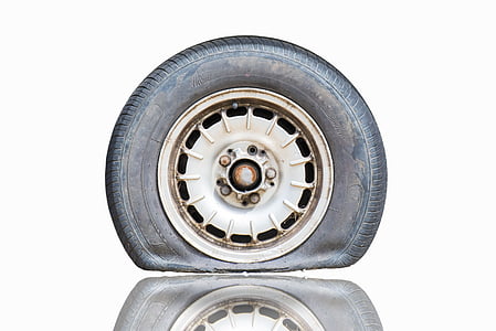 gray vehicle wheel and tire thumbnail