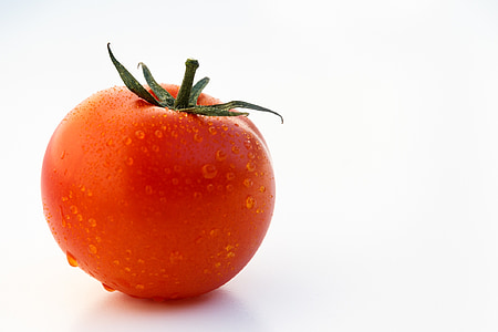 tomato on white table thumbnail