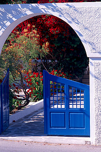 blue wooden gate thumbnail