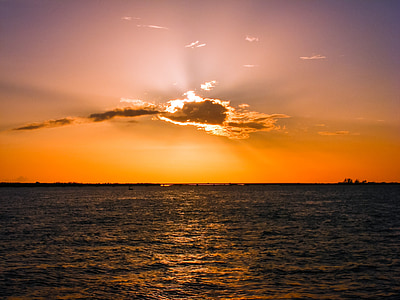 sunset and body of water thumbnail