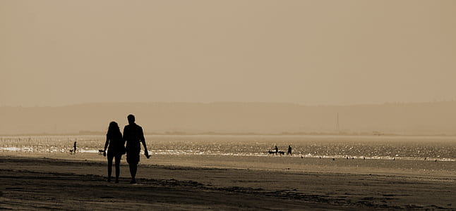 sea, black-and-white, dawn, landscape thumbnail