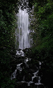 waterfalls raging on rocks thumbnail