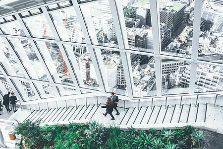 two people walking on stairs thumbnail