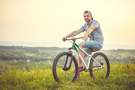 man riding bike thumbnail