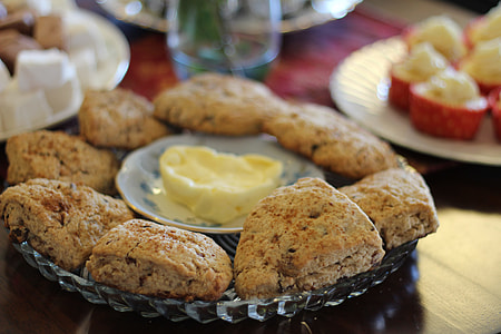 baked cookies on clear glass plate thumbnail