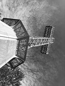 grayscale photo of cross thumbnail