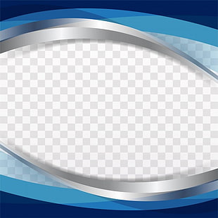 Blue wavy shapes on transparent background eps file