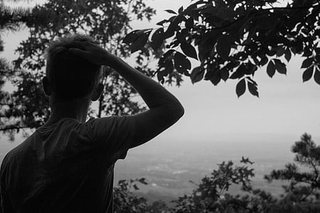 man in front of city thumbnail