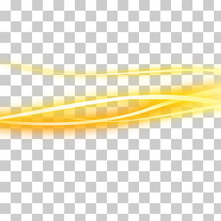 Light Symbol Arrow, Golden light effects Free material PNG clipart