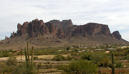 The Lost Dutchman Mine, located in the Superstition Mountains in Apache Junction, Arizona thumbnail