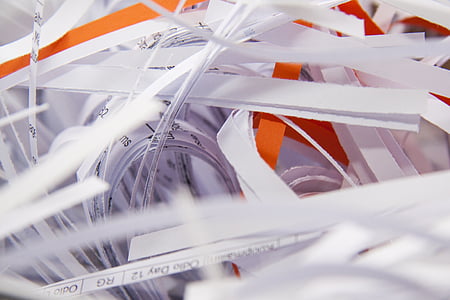 close-up photo of white paper shreds lot thumbnail