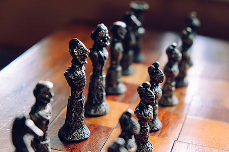 Silver Chess Pieces thumbnail