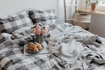 Blue pillows on a carpet thumbnail