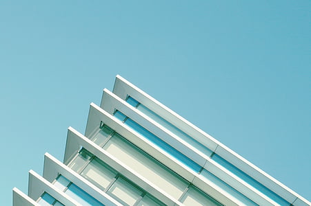 architectural photography of white building thumbnail