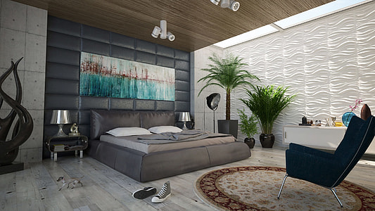 fully furnished bedroom interior view thumbnail