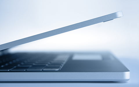 silver laptop computer thumbnail