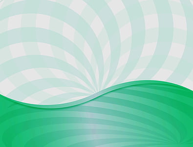 green and white abstract artwork thumbnail