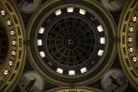 The Dome of the Montana State Capital Building in Helena thumbnail