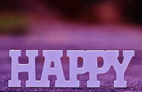 white wooden happy freestanding letter decor thumbnail