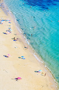 people on seashore during daytime thumbnail
