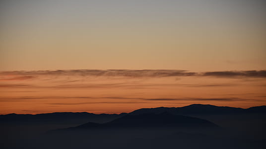 silhouette of mountain panoramic photography thumbnail