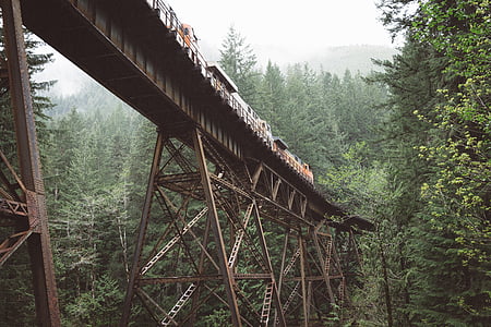 train railway bridge above ground thumbnail