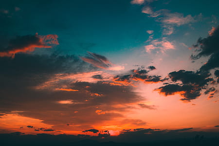 gray sky and blue sky at daytime thumbnail