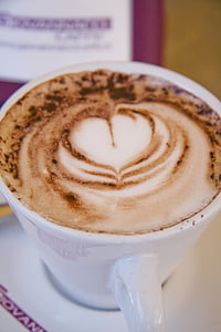 cappuccino on white ceramic cup thumbnail