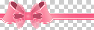 Ribbon Bow tie Product Font, Pink Ribbon , pink bow border PNG clipart