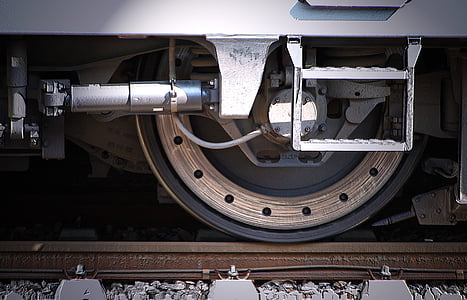 brown train on rails thumbnail