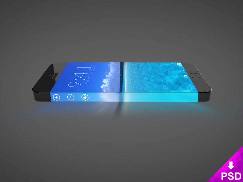 iPhone 7 Mockup Concept psd file