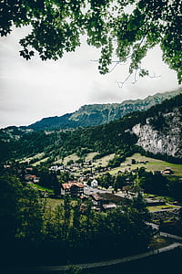 panoramic photography of village thumbnail