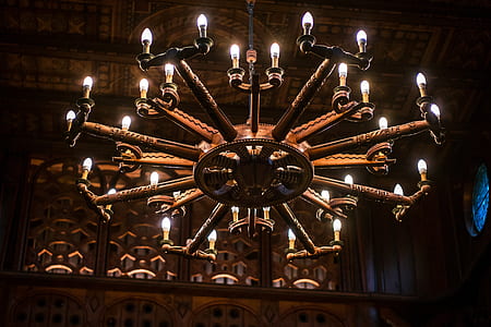 lights, illuminated, chandelier thumbnail