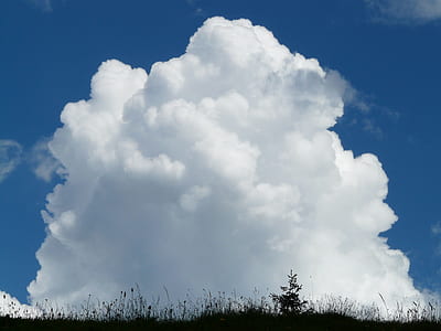 white cumulus clouds thumbnail