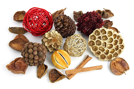 assorted ornament lot on white surface thumbnail