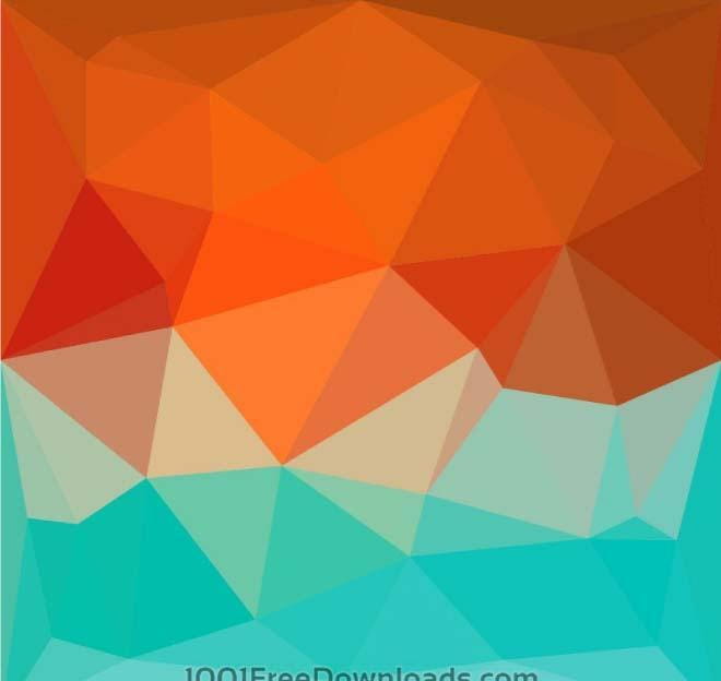 colored polygonal wallpaper eps, ai file