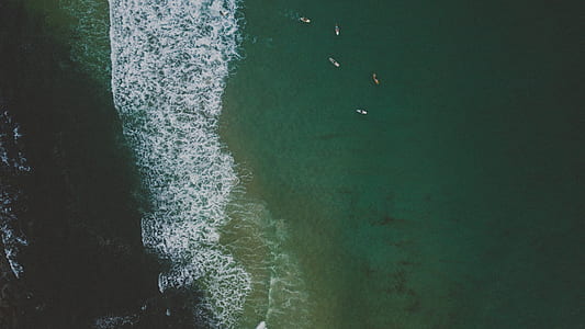 aerial view of body of water during daytime thumbnail