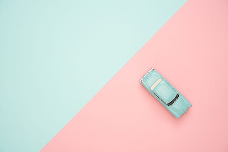 classic teal car die-cast model thumbnail