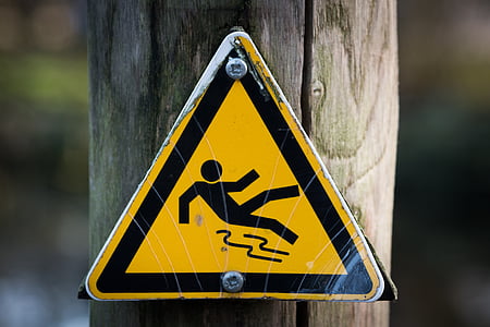 yellow and black wet floor signage thumbnail