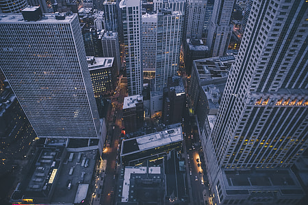 aerial view of high rise buildings thumbnail