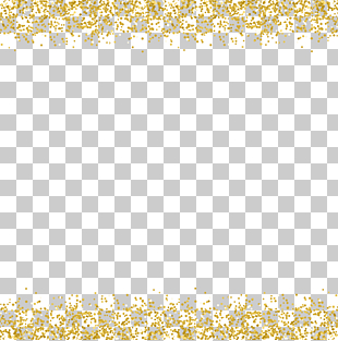 , Gold sequins decorative borders PNG clipart
