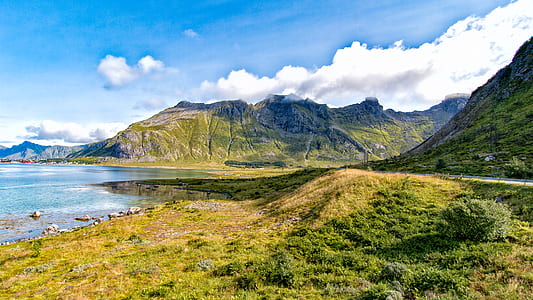 landscape, mountains, nature, sky thumbnail