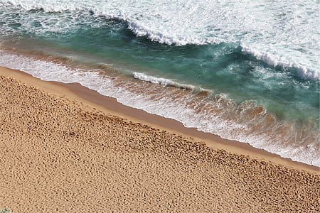 aerial photography of seashore at daytime thumbnail