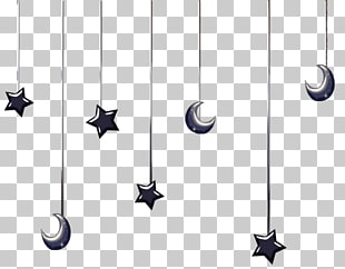 Ramadan Eid Mubarak Eid al-Fitr Islam Iftar, Ramadan, black star and crescent moon artwork PNG clipart
