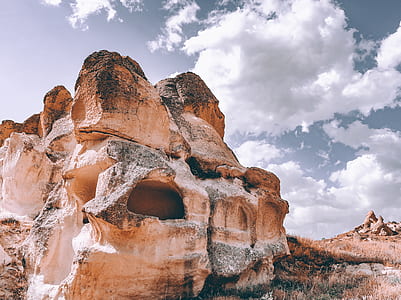 landscape photography of brown mountain thumbnail
